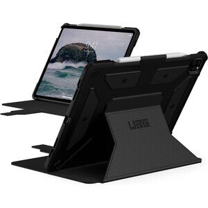 UAG Metropolis Case 12.9-inch iPad Pro Black Heavy Duty Protection Folio Stand